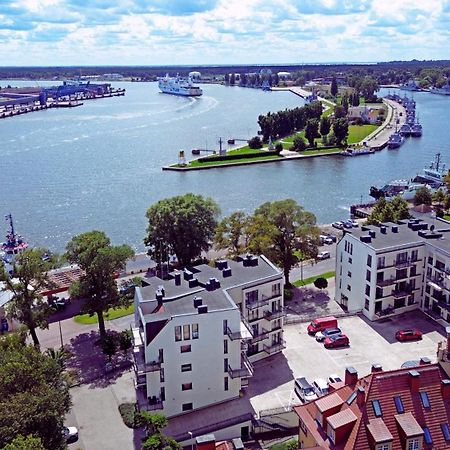 Sunset Apartments - Flotylla. Widok Na Port + Parking. Swinoujscie Luaran gambar