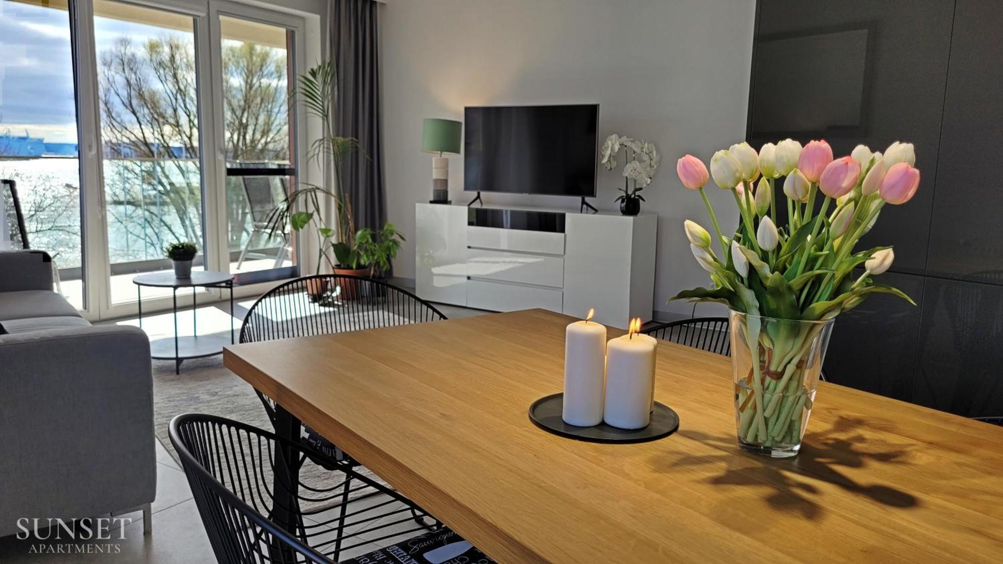Sunset Apartments - Flotylla. Widok Na Port + Parking. Swinoujscie Luaran gambar